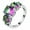 Pink, variant on Bliss Geometric Mystic Topaz Engagement Ring, 925 Silver, Size 7, 1.5ct t.w, 1