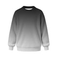 thumbnail image 4 of Gradient Knit Sweater for Girls Boys Crew Neck Long Sleeve Fall Winter Casual Pullover,5-16Years, 4 of 7