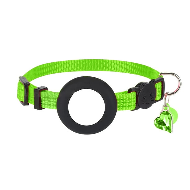 Airtag Cat collar with bells, Airtag Pet collar with waterproof Airtag