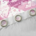 thumbnail image 4 of Manfei Beauty Cat Black Out Curtains,Pink Kitten Curtains Pack of 2 (42x63 Each),Cartoon Loves Rainbow Bedroom Curtains For Girl,Super Cozy Room Decor, 4 of 6
