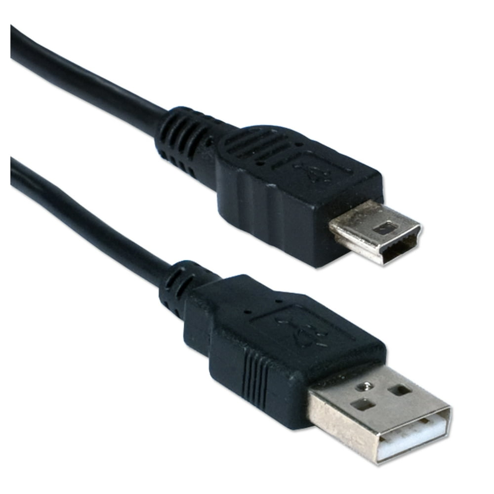 QVS 3-Meter USB Male to Micro-B Male High-Speed Data Cable - Walmart ...