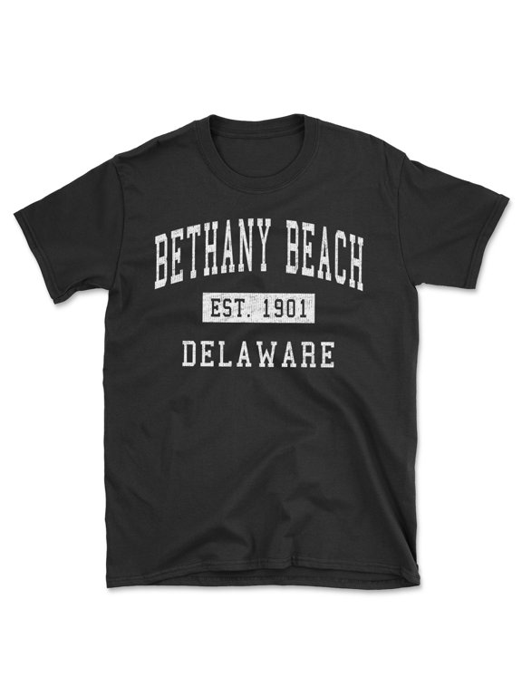 Bethany Beach Delaware Classic Established Men's Cotton T-Shirt