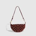 thumbnail image 1 of Designer Studded Shoulder Bag Rivet Crescent Bag 2025 New Women Metal Underarm Bag High-end Retro Rivet Polka Dot Shoulder Bags, 1 of 5
