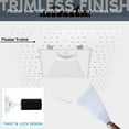 thumbnail image 7 of Luxrite 2 Inch Square Trimless LED Recessed Light, 5CCT 2700K-5000K, Interlocking, 1000LM, 6-Pack, 7 of 7