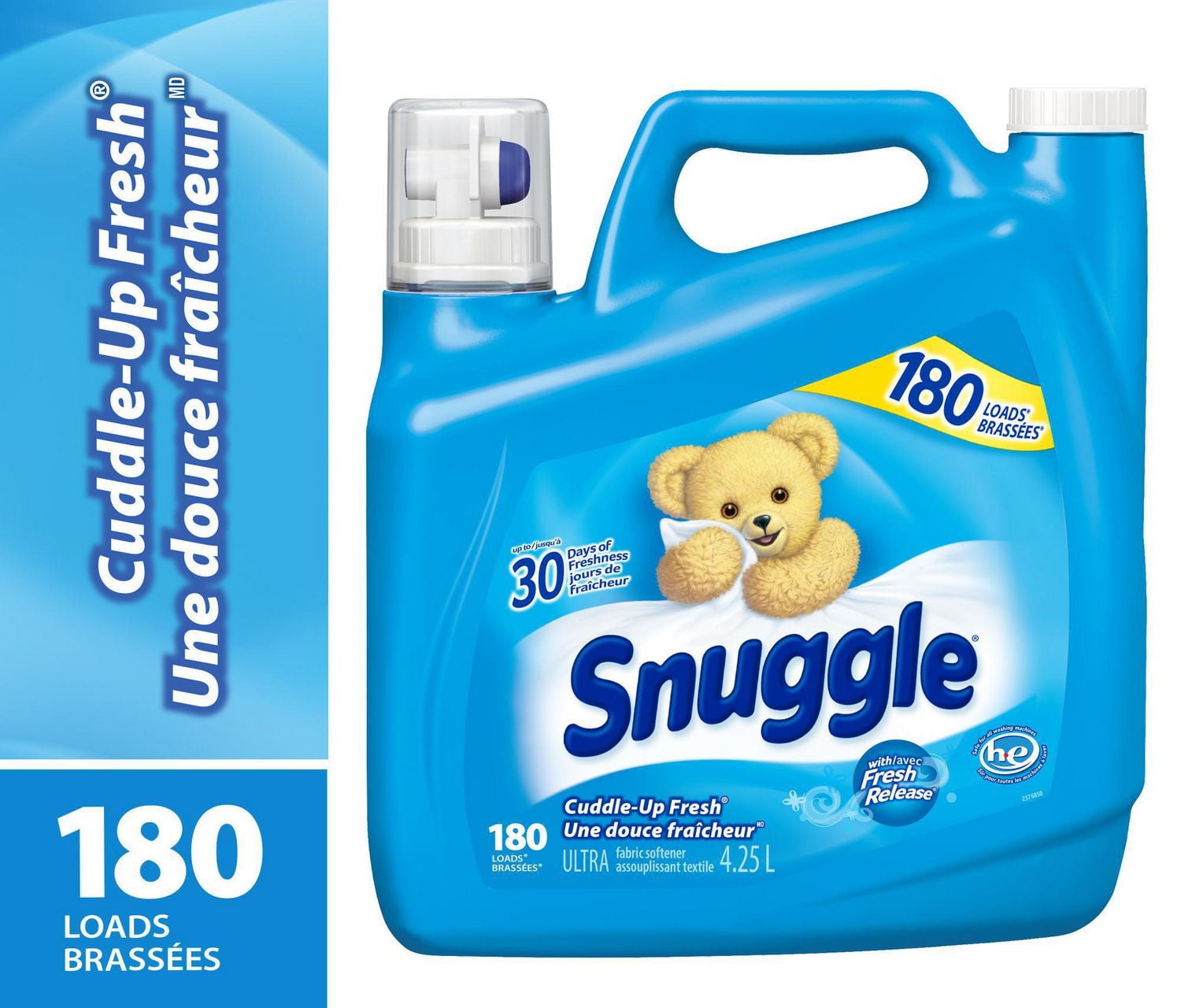 Snuggle Liquid Fabric Softener, Cuddle-Up Fresh 180WL