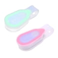 thumbnail image 1 of 2 Pcs Three Mode LED Safety Light Clip On Silicone Running Lights with Button Battery for Runners Bikes Walking (Random Color), 1 of 5