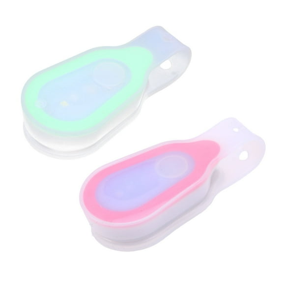 LED Running Light with Builtin Magnet in Assorted Colors for Outdoor Use Waterproof and Portable Silicone 2 Pcs
