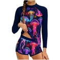 thumbnail image 2 of Traje de baño de 2 piezas para mujer, trajes de baño para mujer, traje de baño de dos piezas dividido para niñas Zhongda, lindo conjunto de baño, bata de baño, top de poliéster de moda para niños, 2 of 5