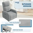 thumbnail image 4 of Danolapsi Recliner Chair for Adults, Lazy Recliner Ergonomic Adjustable Single Sofa Enhanced with Side Pocket, Tall Back, Wide Arms & Padded Seat, Home Theater Seating for Living Room, 4 of 6