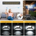 thumbnail image 5 of 160 LED Solar Pendant Light Garden Yard Lamp with Remote Control for Outdoor Indoor, 5 of 9