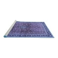 thumbnail image 2 of Ahgly Company Machine Washable Indoor Round Persian Blue Traditional Area Rugs, 7' Round, 2 of 4