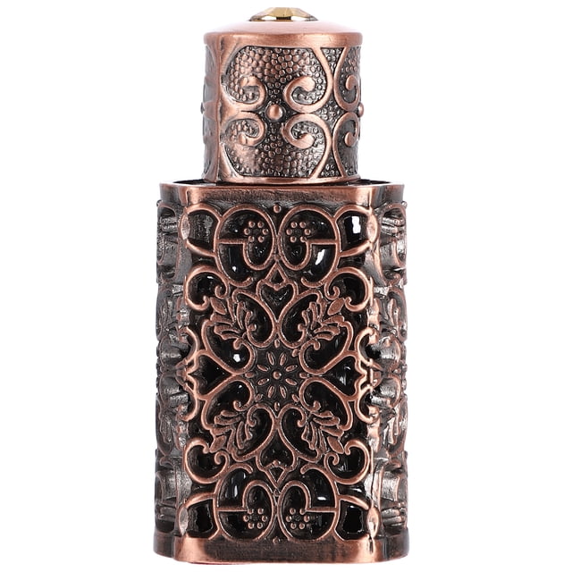MasteelfCA 3ml Exquisite Essential Oil Spray Bottle Hollow Flower Engraving Perfume Bottles