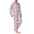 thumbnail image 2 of Goofa Cartoon Cat And Heart for 2-piece Loungewear Set Men’s Sleepwear Set Soft PJs Cozy loungewear Comfy Sleep Set Winter Pajamas-X-Large, 2 of 7