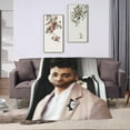 thumbnail image 4 of Blanket Zayn Malik Soft and Comfortable Warm Fleece Throw Blankets Yoga Blankets Beach Blanket Picnic Blankets Gift for Dorm room office decor Sofa Bed Camping Travel All Season, 4 of 6