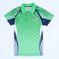 thumbnail image 4 of New table tennis clothes lapel short-sleeved T-shirt quick-drying clothes summer sweat-absorbent training jersey 44510, 4 of 5