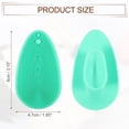 thumbnail image 5 of Unique Bargains Silicone Face Scrubber Soft Exfoliator Cleansing Brush for Facial Exfoliator Green 3.15"x1.85"x1.14", 5 of 7