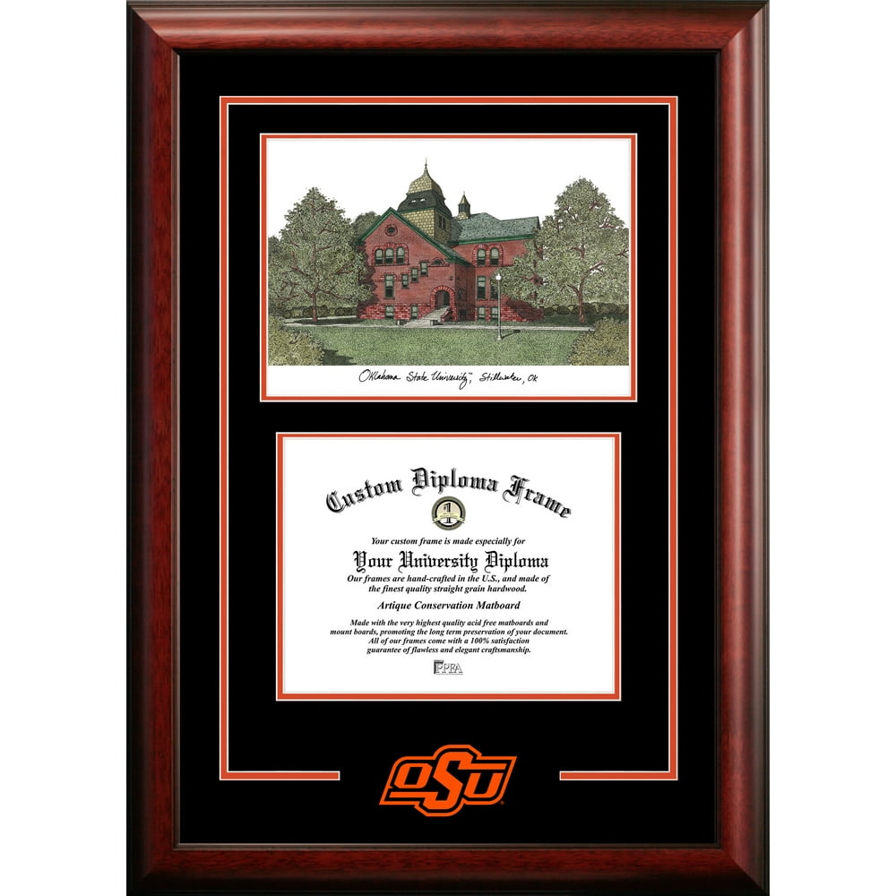 Oklahoma State Cowboys 8.5" x 11" Spirit Graduate Frame Diploma Frame