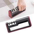 thumbnail image 2 of ZOUSSIQI Durable Reusable Stainless Steel Anti-slip Sharpener for Knifes Kitchen Tool JU316-35998, 2 of 5