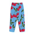 thumbnail image 5 of Kll Womens Cherry Print Pajama Pants Soft Pajama Bottoms For Women Cozy Lounge Pants, 5 of 9
