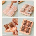 thumbnail image 3 of Moldes de cubitos de hielo de silicona con forma de oso, reutilizables, divertidos y bonitos, para café, whisky, cócteles y vino, 3 of 5
