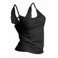 thumbnail image 3 of Angel Wings Tank Tops for Women Y2K Built in Bra Spaghetti Strap Backless Tie Camisole, 3 of 9