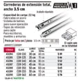 thumbnail image 1 of Corredera de extensión total 35mm, para cajón, 30cm, 2 pzas Hermex Corredera de extensión total 35mm, para cajón, 30cm, 2 pzas, 1 of 1