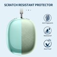 thumbnail image 2 of Fintie Case for AirPods Max Headphones, Soft TPU Clear Anti-Scratch Protective Cover, Transparent Accessories Skin Protector (Clear Green), 2 of 13