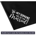 thumbnail image 4 of Bandana para perros HDGDT Mis humanos se van a casar, ella dijo que sí, 4 of 5
