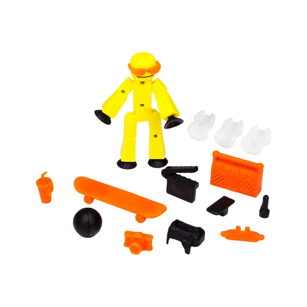 Stikbot Action Pack Series 2- Accessories Set with Solid Color Stikbot