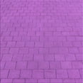 thumbnail image 1 of Ahgly Company Indoor Square Patterned Bright Neon Pink Purple Area Rugs, 7' Square, 1 of 6
