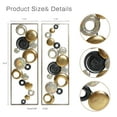 thumbnail image 5 of LuxenHome Set of 2 Multi-Color Abstract Metal Wall Decor Wall Art Accent Hanging Wall Sculptures, 5 of 9