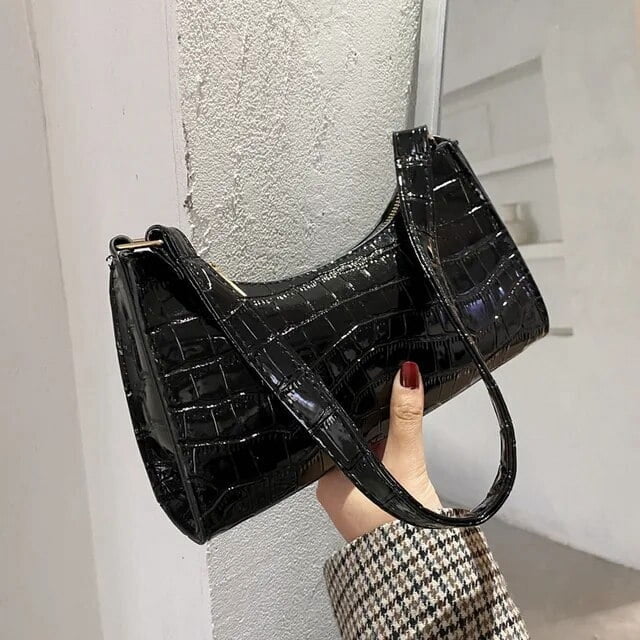 LHSHID Women's Tote Shoulder Bag Fashion Exquisite Shopping Bag Retro Casual Female Leather Solid Color Chain Handbag for Women 2022