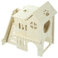 thumbnail image 2 of 1 Set of Guinea Pig Hideout House With Ramp Multi-chamber Small Animal Hut Rabbit Nest, 2 of 8