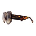 thumbnail image 3 of Womens Mod Oversize Geometric Thick Plastic Butterfly Sunglasses Tortoise Brown, 3 of 4