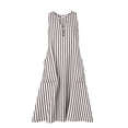 thumbnail image 6 of Snorda Women's Striped Dress Summer Round Neck Sleeveless Striped Solid Color Casual Dress Flowy Sundress Ideal for Daily Wear Beach Vacation & Party, 6 of 7