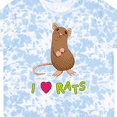 thumbnail image 4 of Inktastic I Love Rats T-Shirt, 4 of 5