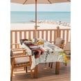 thumbnail image 2 of Outdoor Tablecloth with Umbrella Hole for Patio/Picnic/Party, Sunflower Truck Waterproof Table Cloth Rectangle Table Cover Washable, Yellow Floral Summer Botanical Elegant Pastoral (60"x 120"), 2 of 8