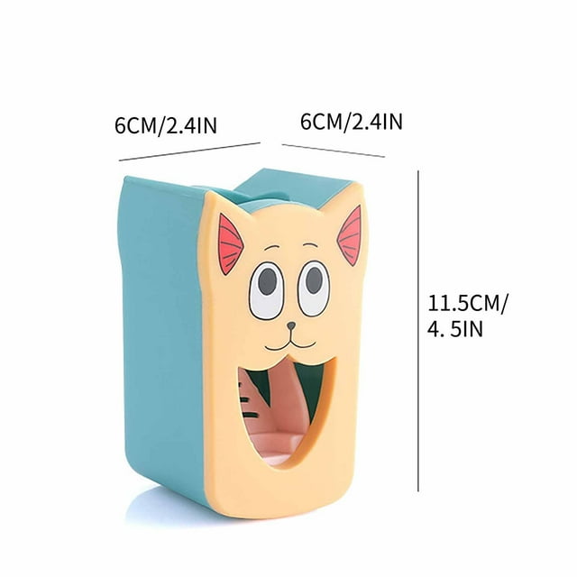 Pompotops Idler Automatic Toothpaste Squeezing Artifact Toilet Toiletries Punch Free Children's Cartoon Toothpaste Squeezing Device Clearance