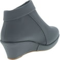thumbnail image 7 of Lucky Top Stella-6K Children Girl's Platform Wedge Heel Fold Over Ankle Booties, 7 of 7