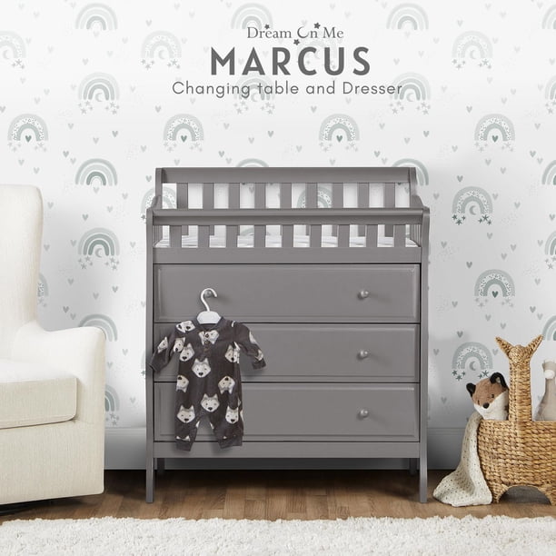 dream on me marcus changing table and dresser storm grey Dream On Me, Marcus Changing Table and Dresser  The Baby's Room