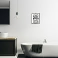 thumbnail image 3 of Stupell Industries Wash Hands & Prayers Witty Religious Bathroom Sign Graphic Art Gray Framed Art Print Wall Art, Design by Lettered and Lined, 3 of 5