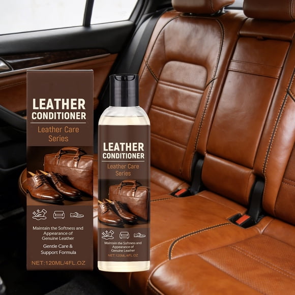 shyuyusa 120ml Multifunctional Leather Conditioning Agent, Fiber Nourishing Formula, Aging Resistance Repair Liquid, Leather Goods Daily Maintenance Care