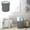 Black, variant on TERGAYEE Laundry Baskets Hamper with Handles,Blanket Basket Toy Storage Woven Laundry Basket For Dirty Clothes Pillows Towel Shoe Basket for Entryway