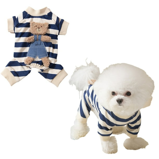 Ropa para perros pequeños, pijamas para perros de 4 patas para chihuahua, mono de verano para perros de compañía