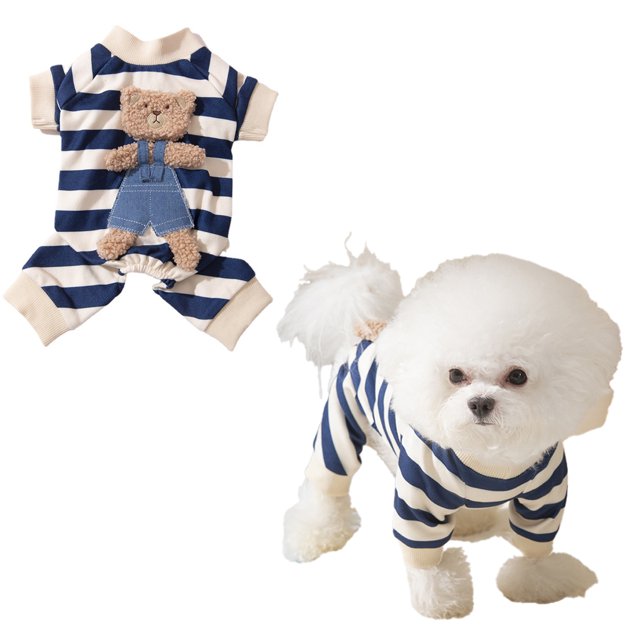 Ropa para perros pequeños, pijamas para perros de 4 patas para chihuahua, mono de verano para perros de compañía