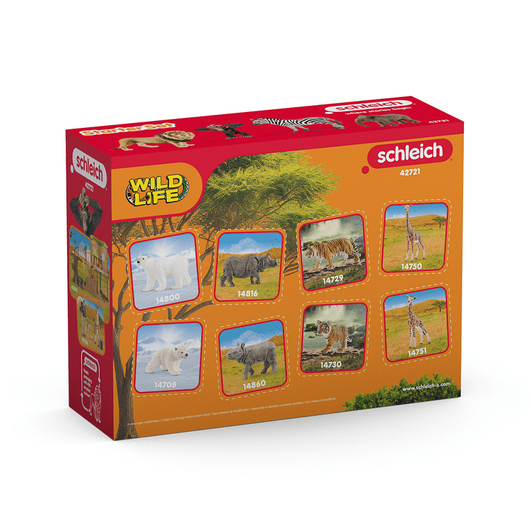 Schleich Wild Life Africa Starter Set - 4PC Wildlife Animal Set