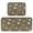 Chickens with Wildflowers and Grasses, variant on 2-Piece Kitchen Mat Set Non Slip Washable Floor Mats Decorative Rugs for Kitchen Sink Laundry A Large Group Of Dogs