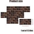 thumbnail image 2 of Kitchen Tile Stickers, 12 Pieces Self Adhesive Tile Sticker Waterproof PVC Tile Stickers Self Adhesive Wall Tile Stickers for Bathroom and Kitchen, 2 of 5