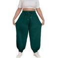 thumbnail image 4 of SwiftWear Women's Plus Size Cuffed Baggy Jogger Pants with Drawstring Waist, Casual Comfortable Lounge Sweatpants with Side Pockets L-4XL, 4 of 6