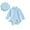 Light Blue, variant on PMVFHDE One Piece Swimsuits Girl Swimsuits Baby Girl Swimsuit Baby Girls Long Sleeve Swimsuit Romper With Hat Bathing Suit Beach Rash Guard Pink,0-3 Months